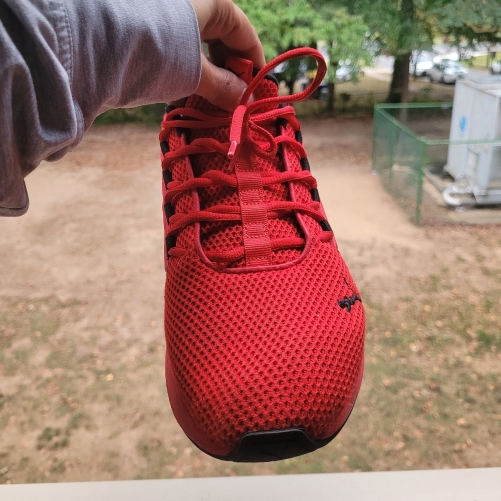 Puma Red Athletic Sneakers - Picture 2 of 7